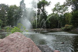 Fontanna w Parku Zdrojowym